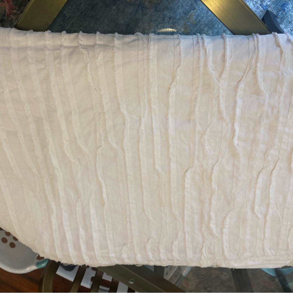 Pottery barn Camille full queen duvet cover